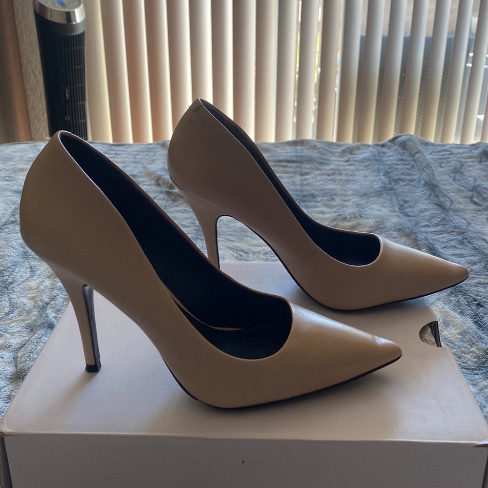 Aldo Beige Nude Elisia Heels for Women 6